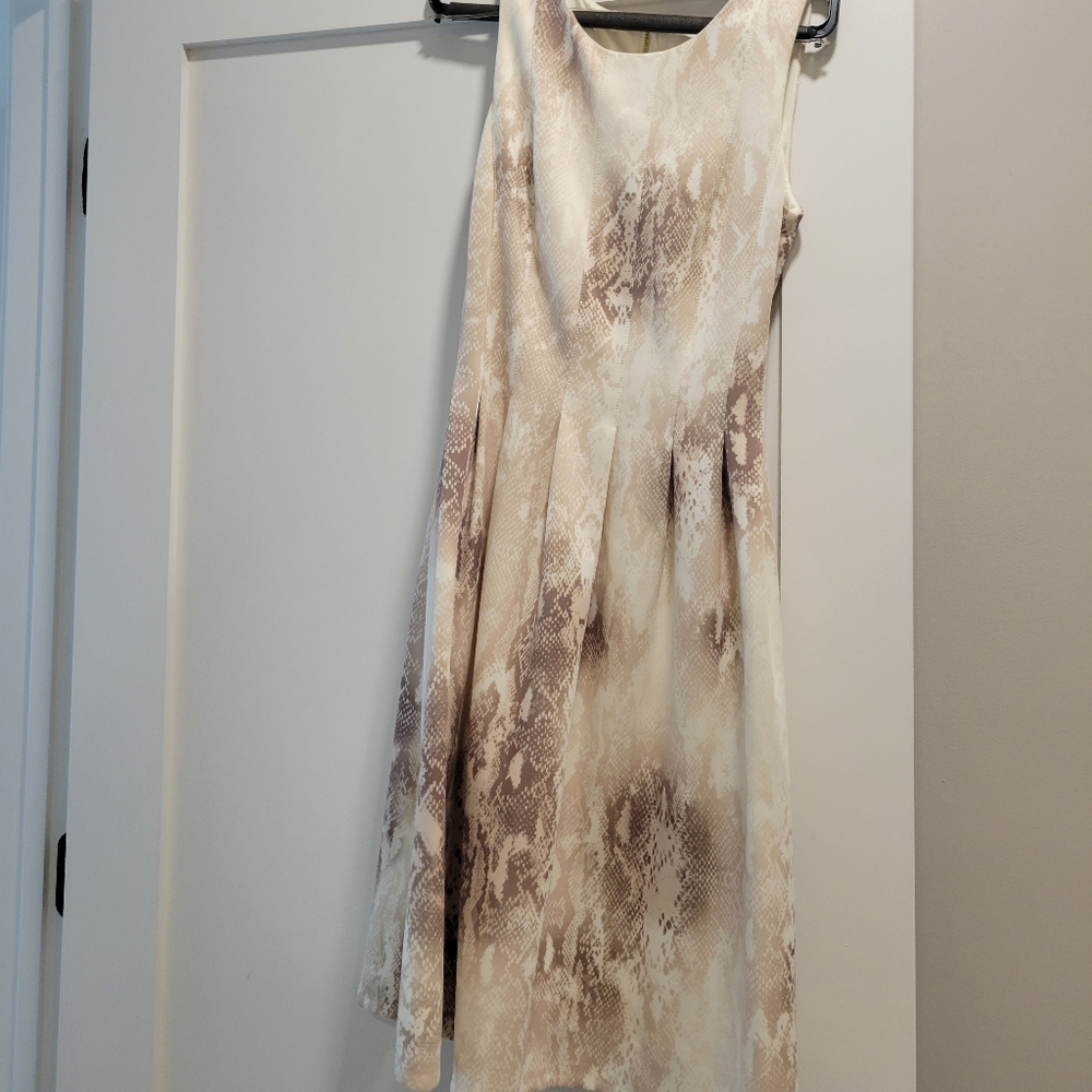 Calvin klien size 2 snake print dress